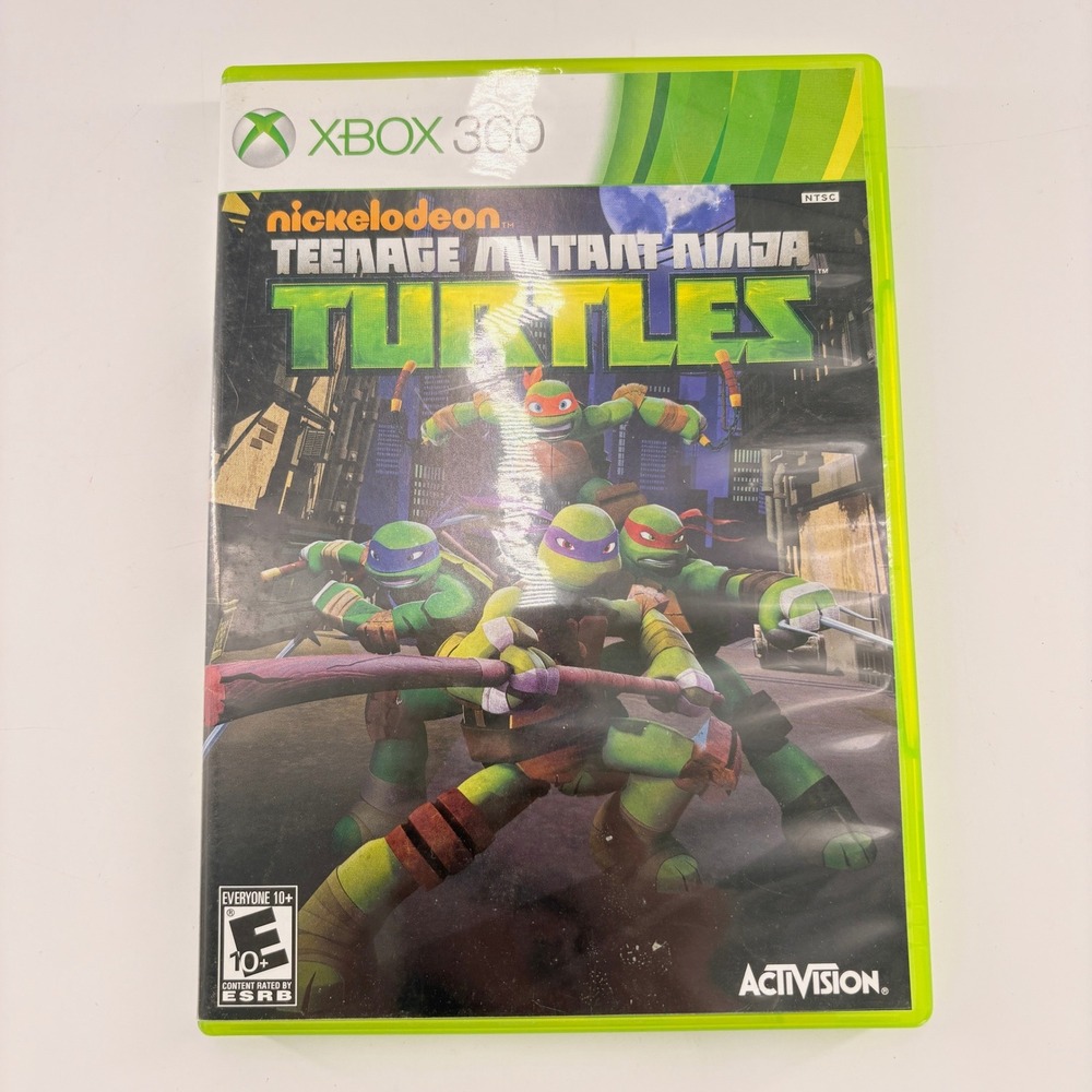 Teenage‎ Mutant Ninja Turtles Nickelodeon Xbox 360 Activision 2013 Video Game